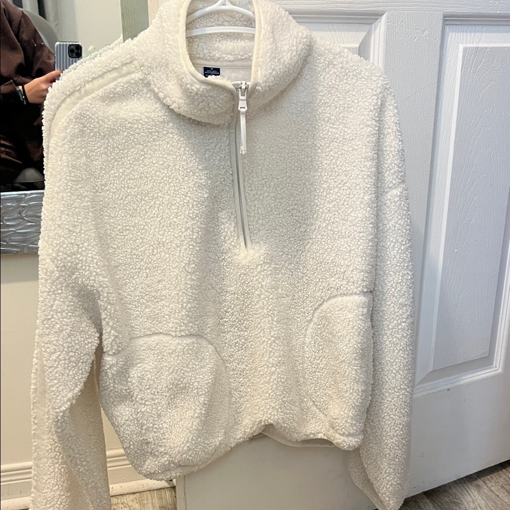 Old Navy Cream Sherpa Sweater